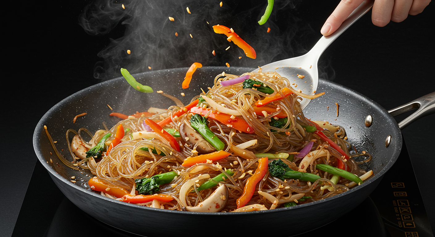 부추잡채 맛의 비밀: 볶기와 양념!